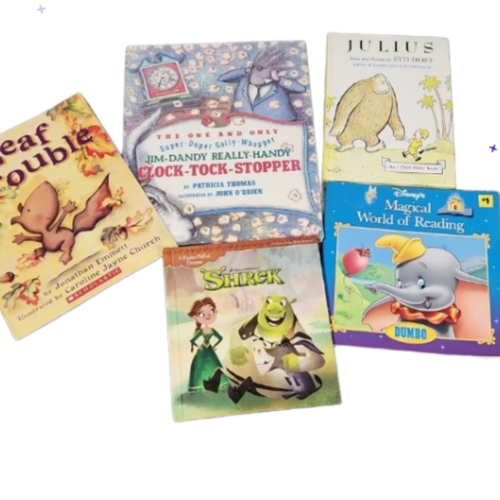 Classic vintage and modern childrens book lot of 5